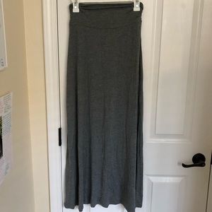 Women’s grey maxi skirt